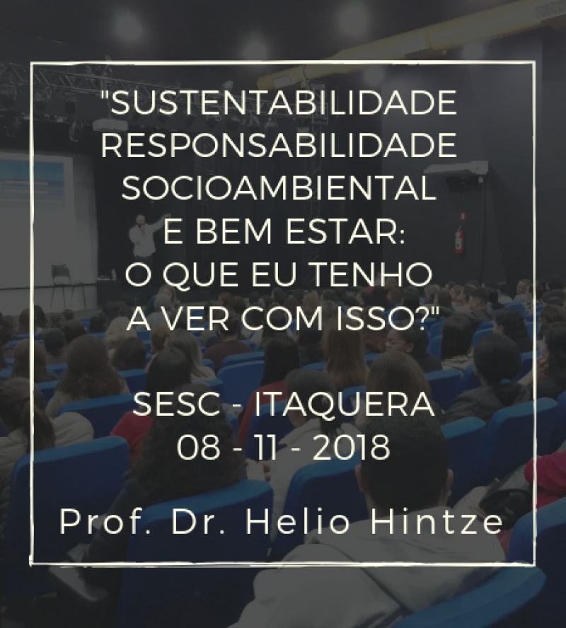 Bate papo - Sustentabilidade, Responsabilidade Socioambiental e Bem Estar